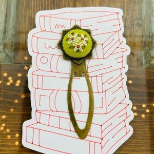 Hand Embroidered Bookmark